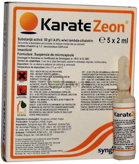 Syngenta Insecticid Karate Zeon 10ml (Insecticide) - Preturi