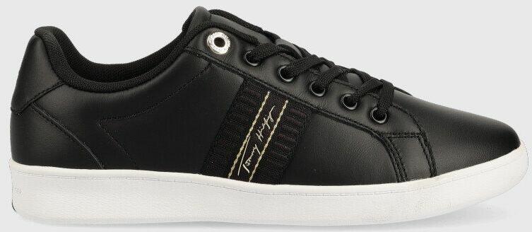 Vásárlás: Tommy Hilfiger bőr sportcipő Signature Webbing Court Sneaker  fekete, - fekete Női 37 Női cipő árak összehasonlítása, bőr sportcipő  Signature Webbing Court Sneaker fekete fekete Női 37 boltok