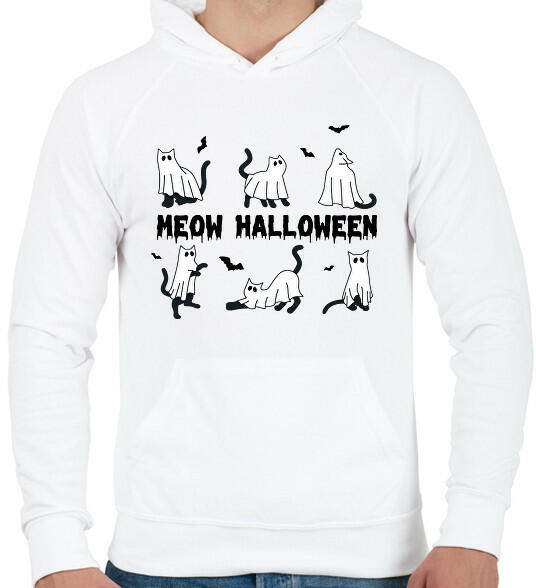 Vásárlás: printfashion Meow Halloween - Férfi kapucnis pulóver - Fehér  Férfi pulóver árak összehasonlítása, Meow Halloween Férfi kapucnis pulóver  Fehér boltok