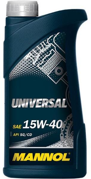 Aceite De Motor Mineral MANNOL UNIVERSAL 15W-40 - 20 Litros, Homologaciones MB 229.3, PSA B71 2294, VW 505.00