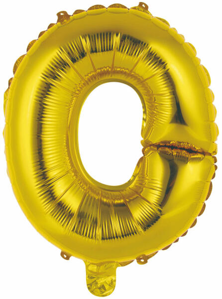 Gold, Arany O betű fólia lufi 45 cm (DPA9909648) - kidsfashion