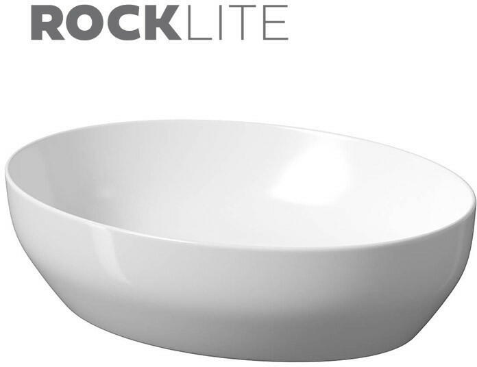Larga 50x38 cm shiny white (K677-002)