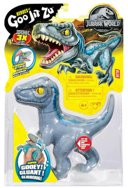 Heroes of Goo Jit Zu - Jurassic World nyújtható figura - Blue (41303)