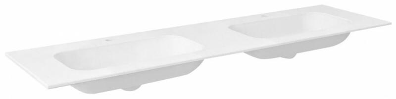 Aruba Rockstone Double 170x51,5 cm matt white (AR170-B2M)