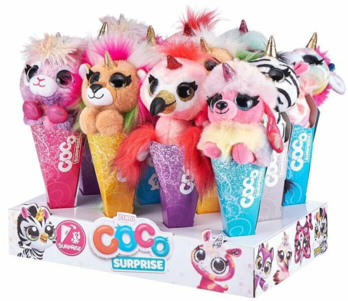 Coco Fantasy tölcséres plüssállat többféle