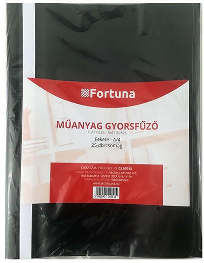 Vásárlás: Fortuna Gyorsfűző FORTUNA műanyag fekete 25 db/csomag (FO00086) -  papir-bolt Irattartó, rendező árak összehasonlítása, Gyorsfűző FORTUNA  műanyag fekete 25 db csomag FO 00086 papir bolt boltok