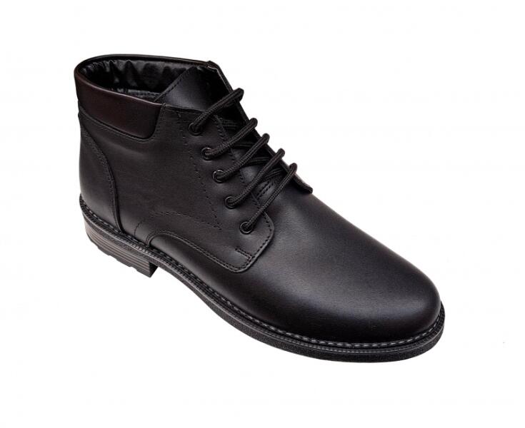 Ciucaleti Shoes Ghete barbati casual, din piele naturala, imblanite, negre,  CIUCALETI SHOES - GB101N - ciucaleti (Cizma, bocanci barbati) - Preturi