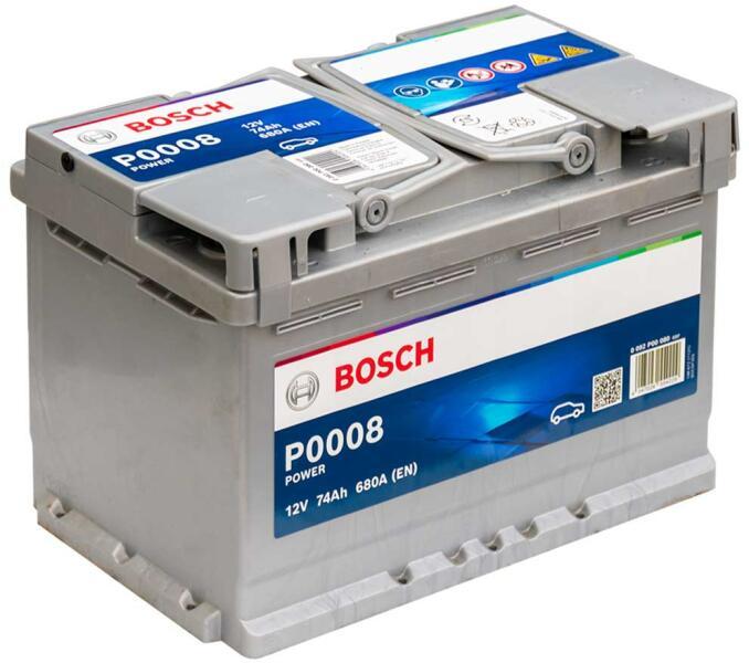 BOSCH Batterie 74Ah 680A P0008 pas cher 