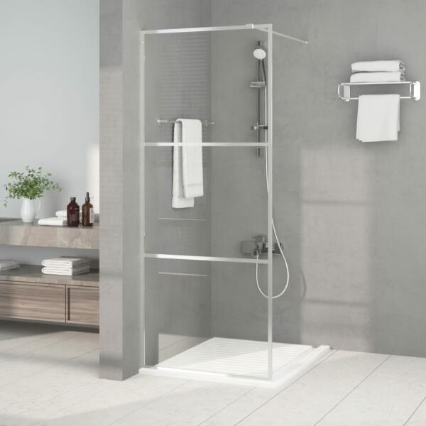 Vásárlás: vidaXL ezüstszínű átlátszó ESG üveg zuhanyfal 80 x 195 cm  (152115) - vidaxl Zuhanyfal árak összehasonlítása, ezüstszínű átlátszó ESG üveg  zuhanyfal 80 x 195 cm 152115 vidaxl boltok
