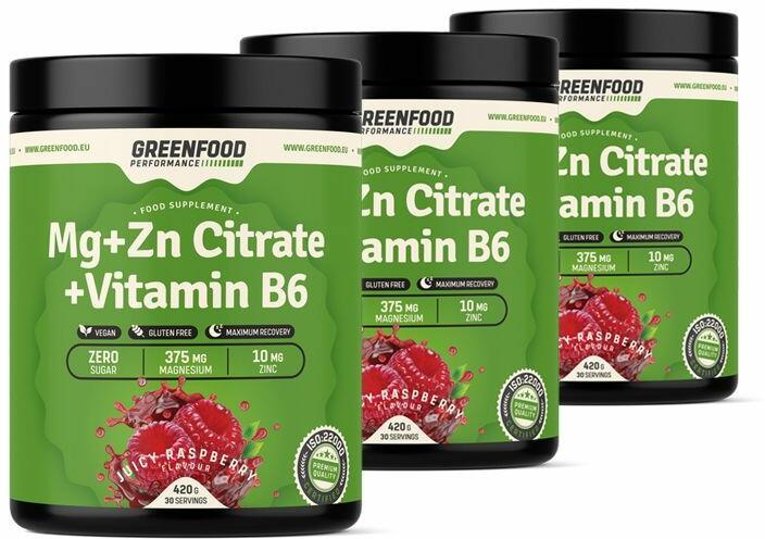 Vásárlás: GreenFood Nutrition Greenfood Performance - Mg+zn Citrate + Vitamin  B6 - Magnézium és Cink-citrát Italpor B6 Vitaminn - greenfoodnutrition - 21  350 Ft Táplálékkiegészítő árak összehasonlítása, Greenfood Performance Mg  zn Citrate
