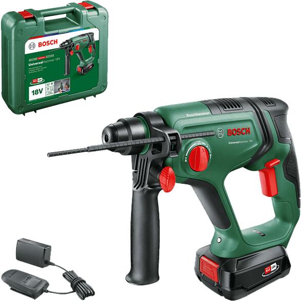 Vásárlás: Bosch UniversalHammer 18V 5AH (06039D6002) Fúrókalapács,  vésőkalapács árak összehasonlítása, UniversalHammer 18 V 5 AH 06039 D 6002  boltok