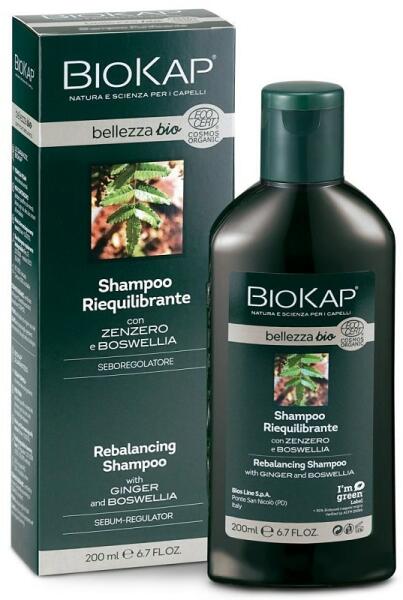 Bellezza Bio sampon gyömbérrel és tömjénfával 200 ml