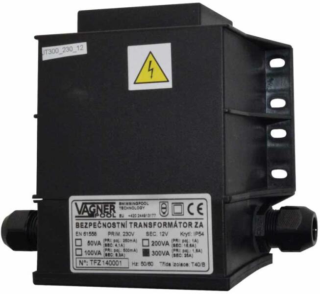 Biztonsági transzformátor 80 W LED részére, tokozott 230 V / 12 V