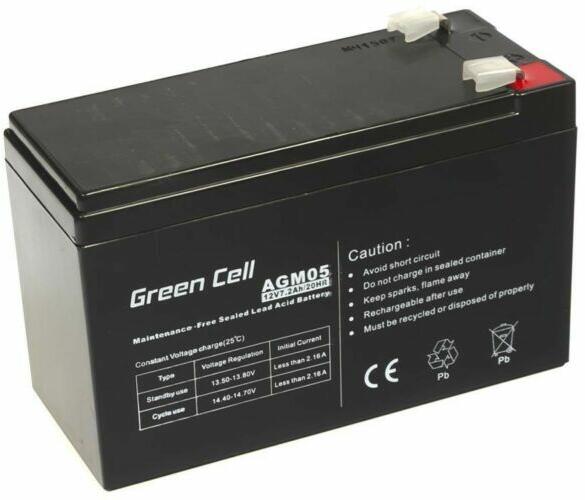 Vásárlás: Green Cell Green Cell AGM zselés akkumulátor 12V 7.2Ah (GC-1588) Szünetmentes  tápegység akkumulátor árak összehasonlítása, Green Cell AGM zselés  akkumulátor 12 V 7 2 Ah GC 1588 boltok