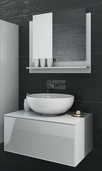 Vásárlás: Venezia Mode fényes fekete fürdőszoba bútor + tükör Fürdőszoba  bútor árak összehasonlítása, Mode fényes fekete fürdőszoba bútor tükör  boltok