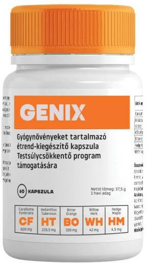 Genix étrend-kiegészítő kapszula 1x60db