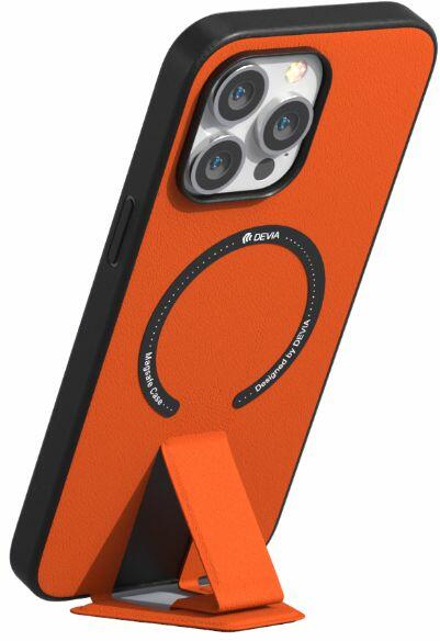 DEVIA Husa cu suport iPhone 14 Pro Max Devia Randy Series Magnetic Orange  (DVHRSMSIXIVPMO) (Husa telefon mobil) - Preturi