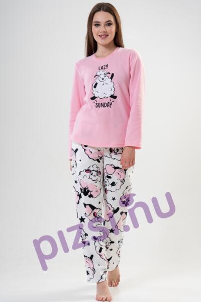 Vásárlás: Gazzaz Hosszúnadrágos polár női pizsama (NPI1826 S) Női pizsama  árak összehasonlítása, Hosszúnadrágos polár női pizsama NPI 1826 S boltok