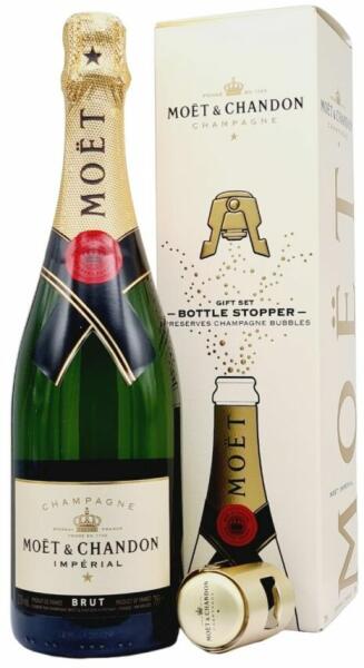 Moët & Chandon Brut Imperial Bottle Stopper Champagne 0.75L, 12% (Sampanie,  vin spumant) - Preturi