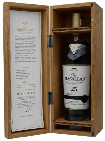 THE MACALLAN 25 Ani Sherry Oak Whisky 0.7L, 43% (Whisky) - Preturi