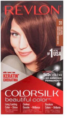 Revlon Colorsilk Beautiful Color боя за коса подаръчен комплект 31 Dark  Auburn Бои за коса, оцветители за коса Цени, оферти и мнения, списък с  магазини, евтино Revlon Colorsilk Beautiful Color боя за