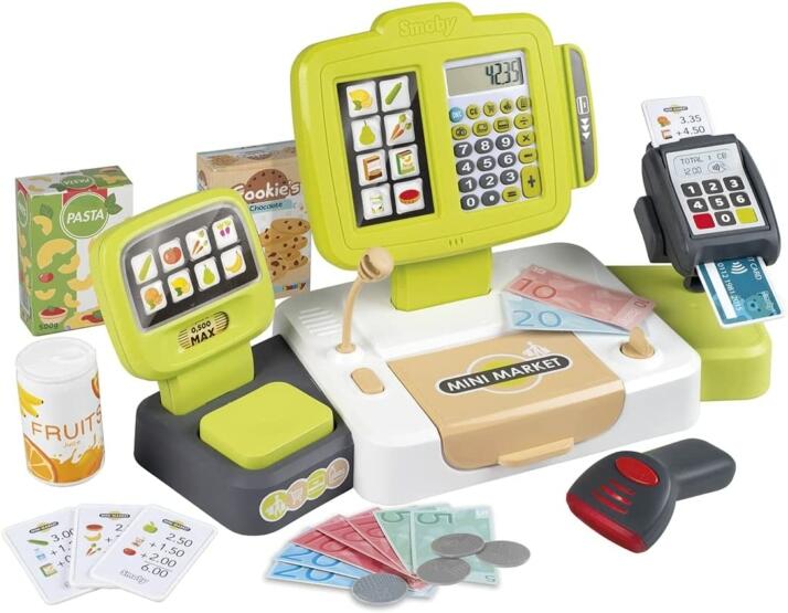 Vásárlás: Smoby XL Mini Shop elektronikus játék pénztárgép mérleggel - kiwi  zöld (350114) Vásárlás árak összehasonlítása, XL Mini Shop elektronikus  játék pénztárgép mérleggel kiwi zöld 350114 boltok