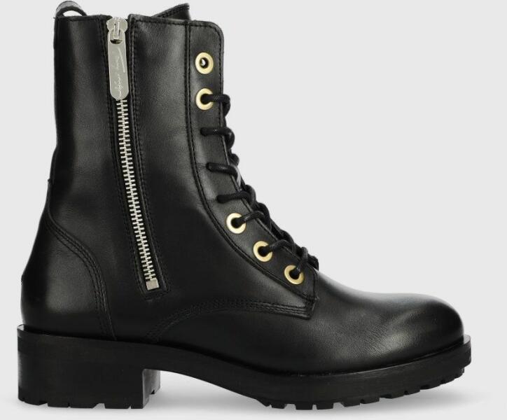 Vásárlás: Tommy Hilfiger bőr bakancs Th Essentials Biker Boot fekete, női,  téliesített, lapos talpú - fekete Női 39 Női bokacsizma árak  összehasonlítása, bőr bakancs Th Essentials Biker Boot fekete női  téliesített lapos