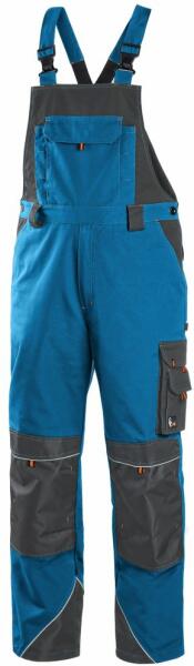 CXS Pantaloni de lucru tip salopetă SIRIUS TRISTAN - Albastră / gri | 56  (1030-001-410-56) (Îmbracăminte de lucru) - Preturi