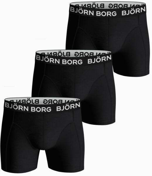 Björn Borg Boxeri sport bărbați "Björn Borg Essential Boxer 3P - black  (Chilot barbati) - Preturi