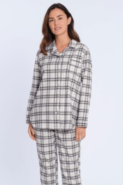 Vásárlás: GUASCH BLANCA női flanel pizsama L Krém szín-Fekete / Cream-Black Női  pizsama árak összehasonlítása, BLANCA női flanel pizsama L Krém szín Fekete  Cream Black boltok