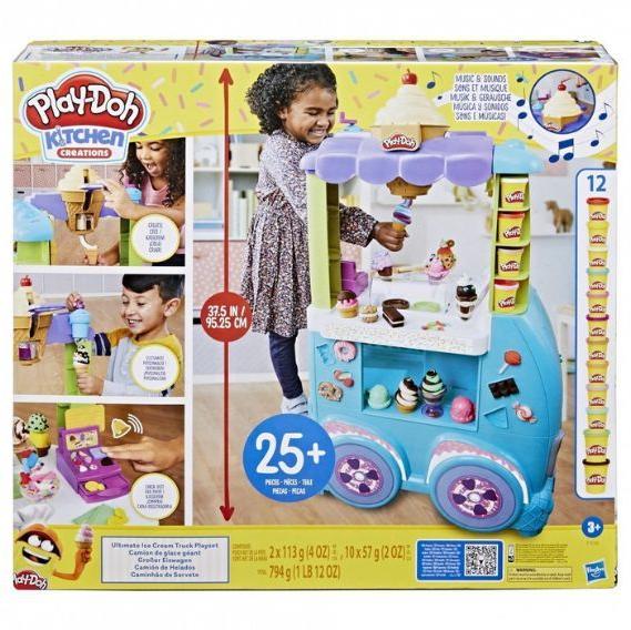 Vásárlás: Hasbro Play-Doh: Kitchen Creations - Óriás zenélő fagylaltkocsi  játékszett (F1039) Gyurma, agyag árak összehasonlítása, Play Doh Kitchen  Creations Óriás zenélő fagylaltkocsi játékszett F 1039 boltok