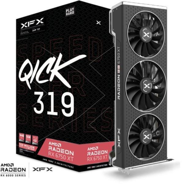 タッチ液晶 一体型 Core i5/6コア 32GB SSD1TB+HDD3TB XFX Speedster QICK 319 AMD Radeon RX 6750 XT (RX-675XYJFDP) Placa