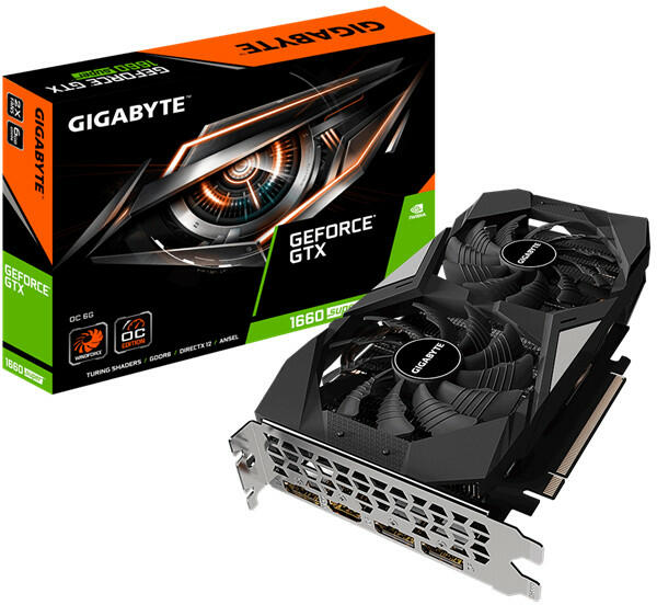 GIGABYTE GeForce GTX 1660 SUPER OC 6G DDR6 192bit (GV-N166SOC-6GD