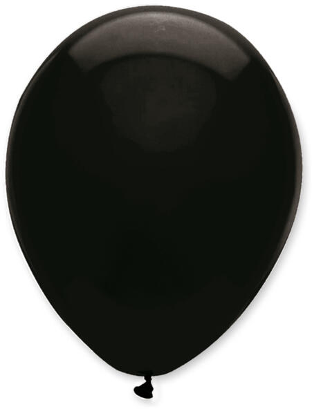 Lufi, latex, d30 50 db, Fekete (G-122)