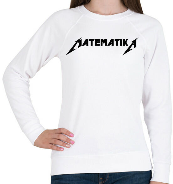Vásárlás: printfashion Matematika metallica póló - Női pulóver - Fehér Női  pulóver árak összehasonlítása, Matematika metallica póló Női pulóver Fehér  boltok