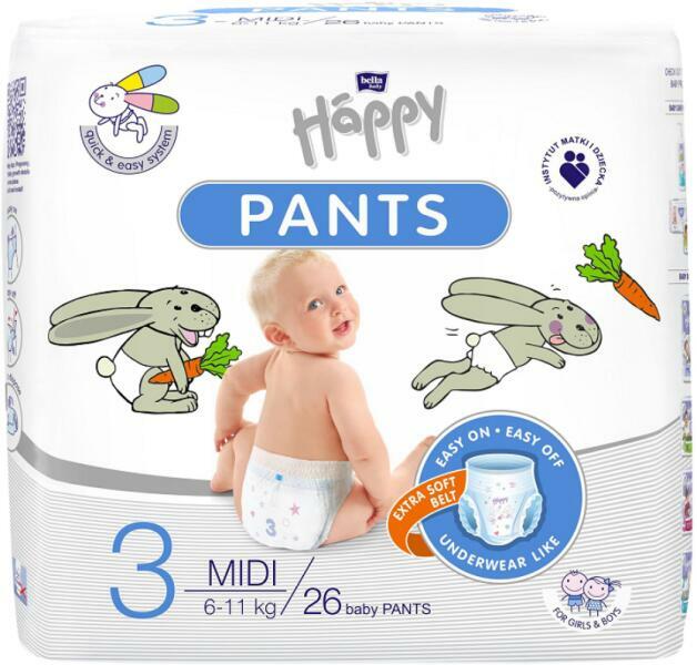 Vásárlás: Bella Happy Pants 3 Midi (6-11kg) 26db Pelenka árak  összehasonlítása, Happy Pants 3 Midi 6 11 kg 26 db boltok