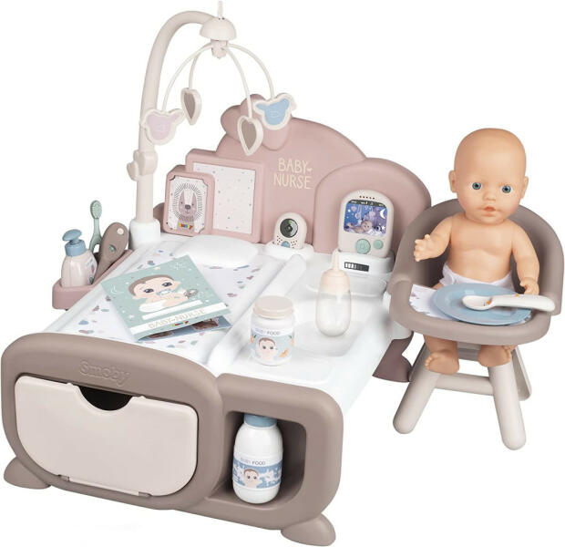 Smoby: Baby Nurse 3 az 1-ben babacenter - JátékNet.hu