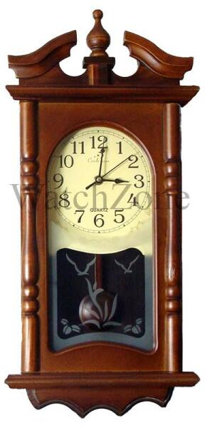 Wall Clock Ceas perete cu pendula din lemn Circle Moon TX-1307 (TX-1307) ( Ceas de perete) - Preturi