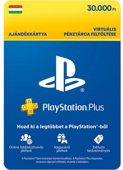 Vásárlás: Sony PlayStation Plus Extra Gift Card 30000 Ft (12M) (ESD CD-Key)  Játék előfizetés, feltöltőkártya árak összehasonlítása, PlayStation Plus  Extra Gift Card 30000 Ft 12 M ESD CD Key boltok