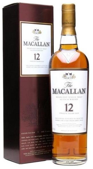 あびThe Macallan12 Year Old Sherry The Macallan 12 Ani Sherry Oak 0.7L Whisky | FineStore