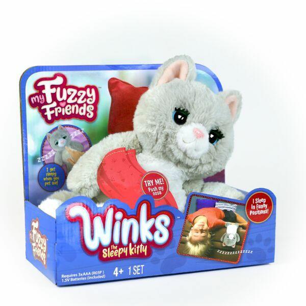 My Fuzzy Friend - Winks, a durmoló cicus interaktív plüss (18535)