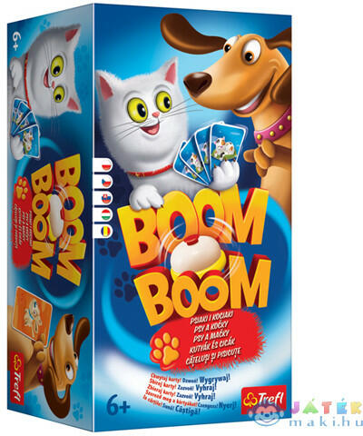 Vásárlás: Boom-Boom Kutyák És Macskák Társasjáték - Trefl (Trefl, 1993)  Társasjáték árak összehasonlítása, Boom Boom Kutyák És Macskák Társasjáték  Trefl Trefl 1993 boltok