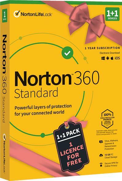 Norton 360 Standard 10GB CZ (1 user/1 Device/1 Year) (21414993)