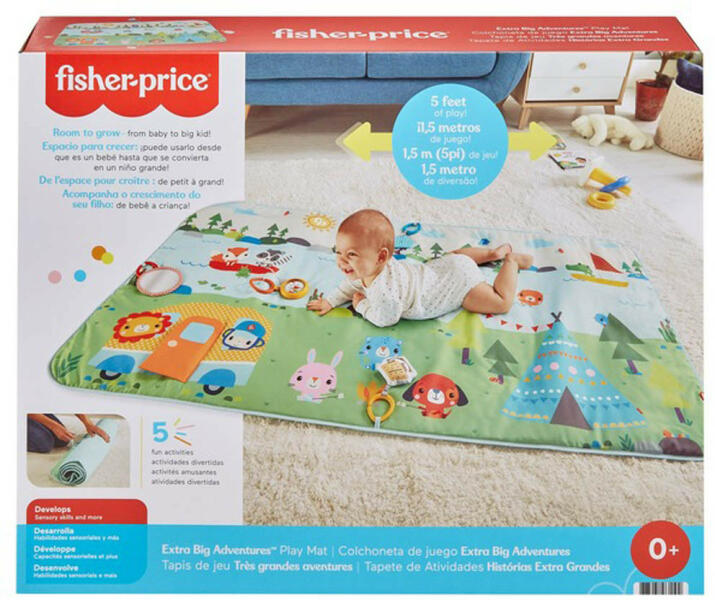 Fisher-Price Extra nagy felfedező játszószőnyeg (GXR53)