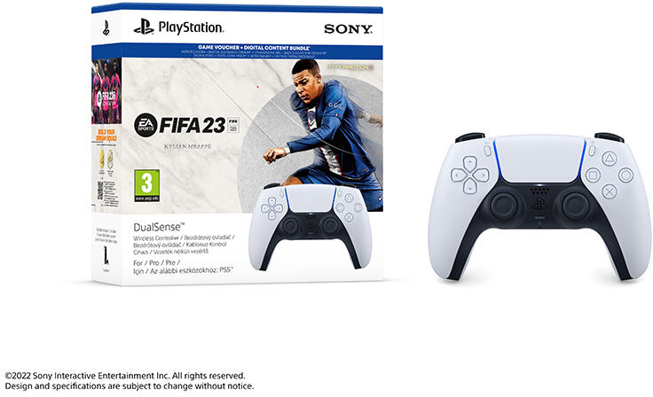 Vásárlás: Sony PlayStation 5 DualSense + FIFA 23 Gamepad, kontroller árak  összehasonlítása, PlayStation 5 DualSense FIFA 23 boltok