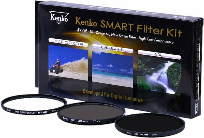 Kenko Smart Filter 3-Kit Protect/CPL/ND8 37mm Objektív szűrő objektív szűrő  vásárlás, olcsó Kenko Smart Filter 3-Kit Protect/CPL/ND8 37mm Objektív szűrő  fényképezőgép szűrő árak, akciók