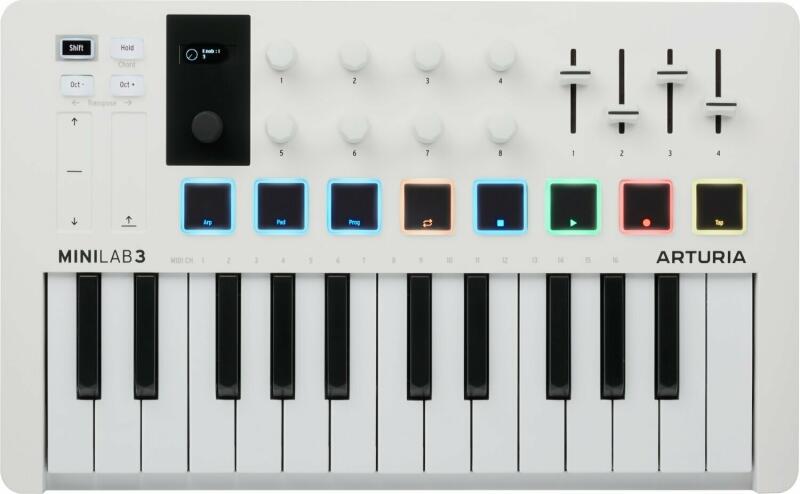 Arturia MiniLab 3 White (Controler MIDI) - Preturi Arturia MiniLab 3 White (Controler MIDI) - Preturi