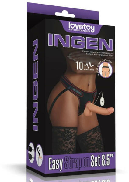 Ingen - Vibrating Easy Strapon Set 8.5