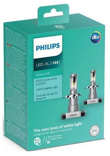 Vásárlás: Philips H4 ULTINON LED izzó pár Autó izzó árak összehasonlítása,  H 4 ULTINON LED izzó pár boltok