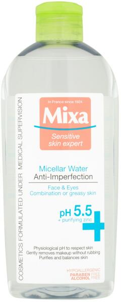 Vásárlás: Mixa Anti-Imperfection mattító micellás víz 400ml Arctisztító  szerek árak összehasonlítása, Anti Imperfection mattító micellás víz 400 ml  boltok